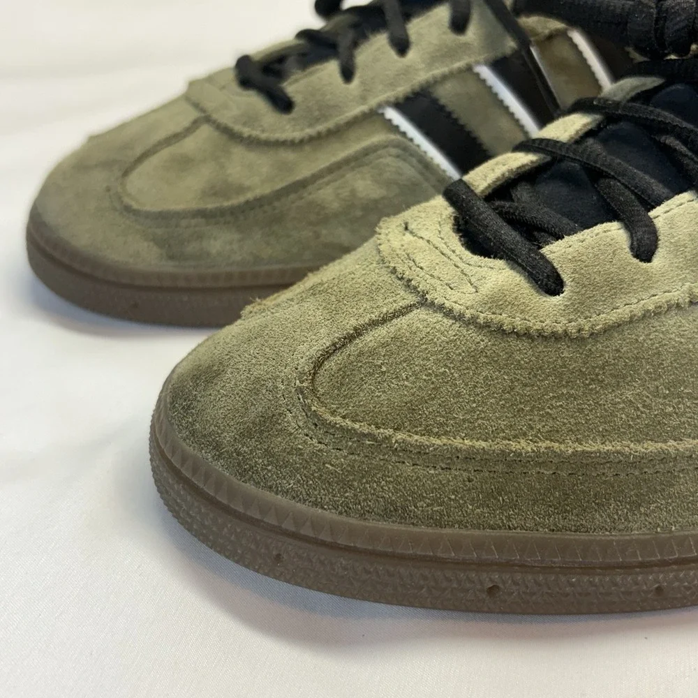 Adidas Handball Spezial Green Black Trainers Size UK 9.5 IG6183 Mens Focus Olive